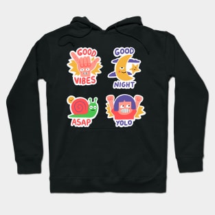 Funny Sticker Hoodie